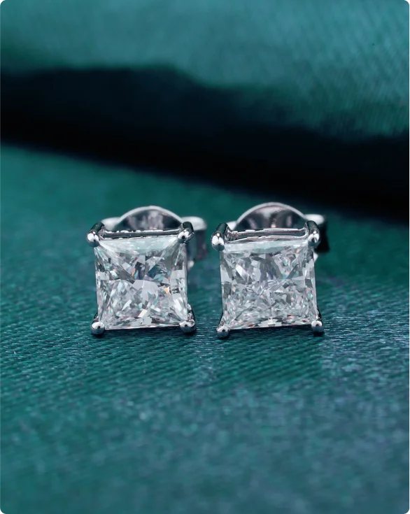Solitaire Ring Earrings